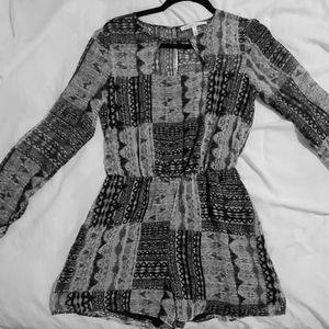 Long sleeve romper
